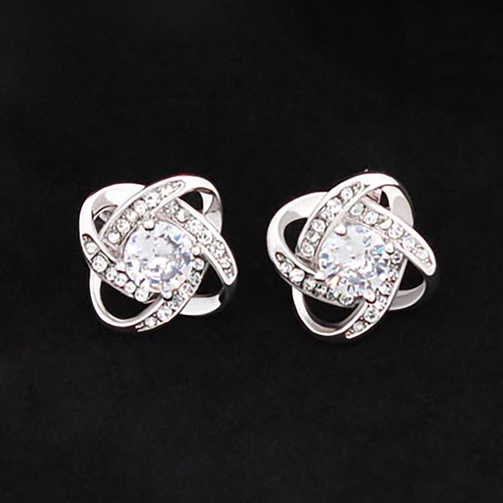 Love Knot Stud Earrings - Mary Jo Fabrics