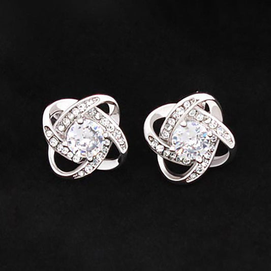 Love Knot Stud Earrings - Mary Jo Fabrics