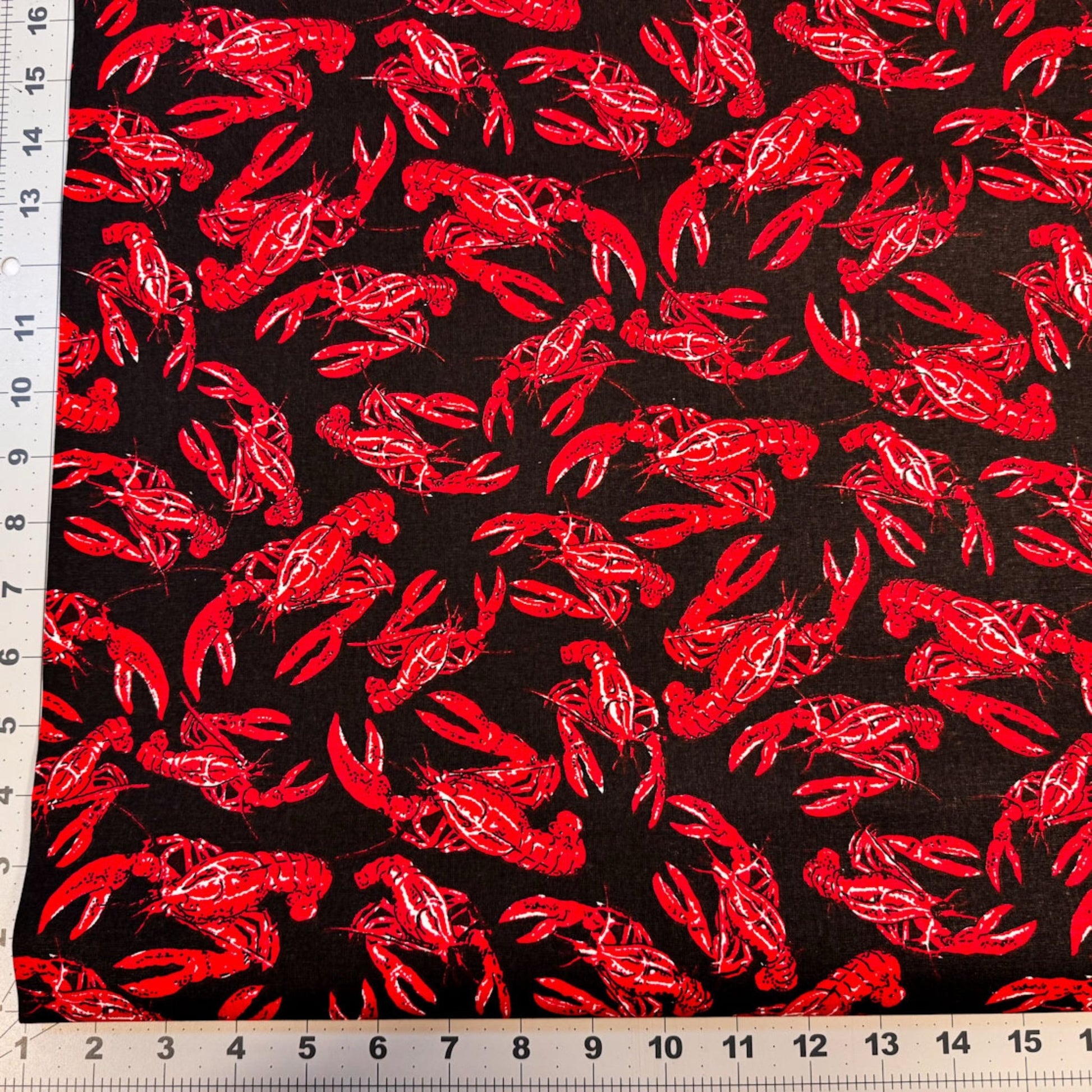 Louisiana fabric LC15 Crawdaddy - Mary Jo Fabrics