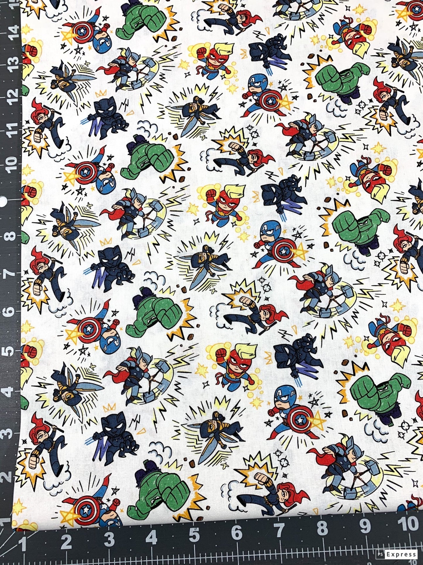 Marvel Avenger fabric 73234 Avenger Kapow - Mary Jo Fabrics