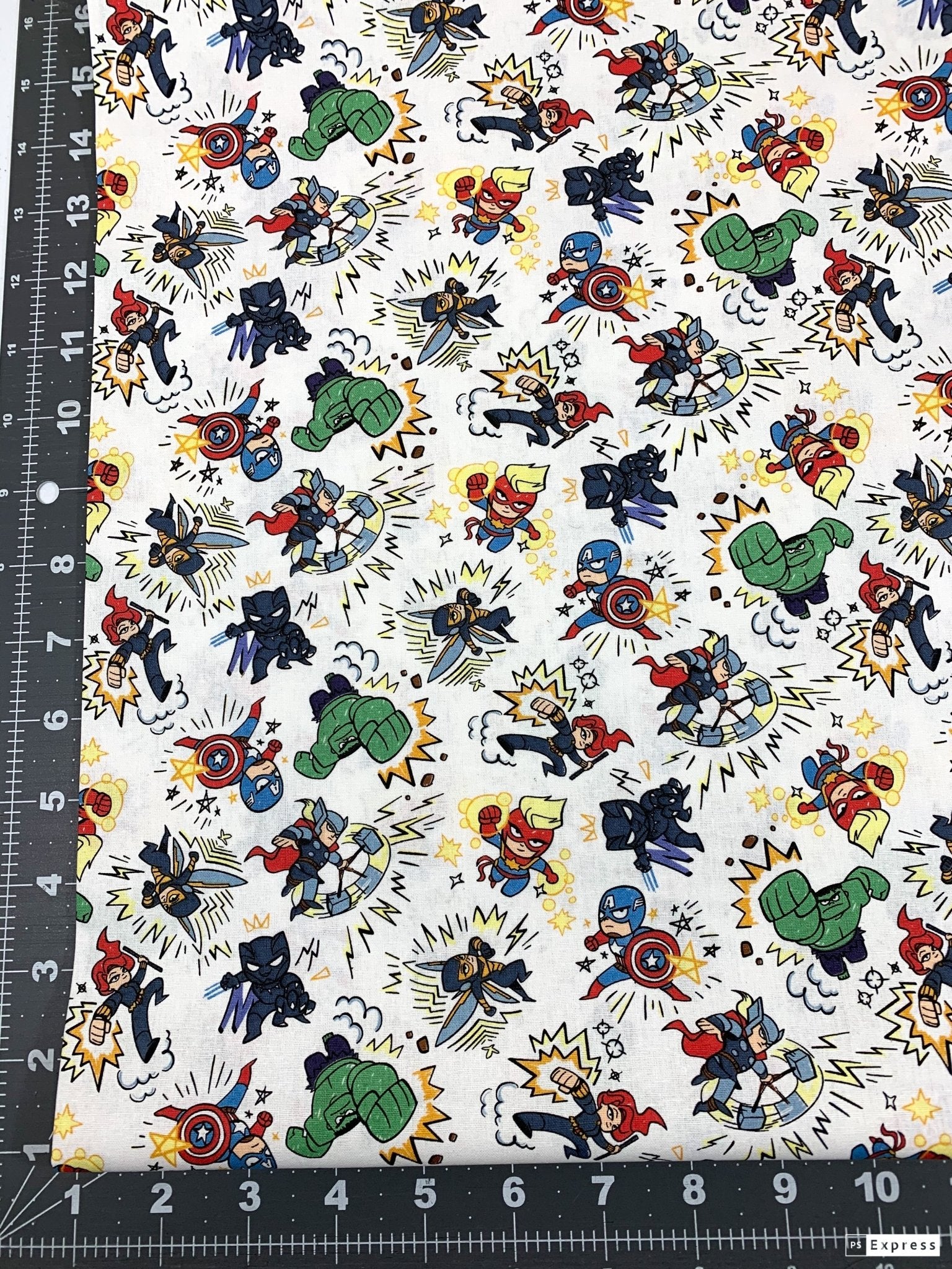 Marvel Avenger fabric 73234 Avenger Kapow - Mary Jo Fabrics