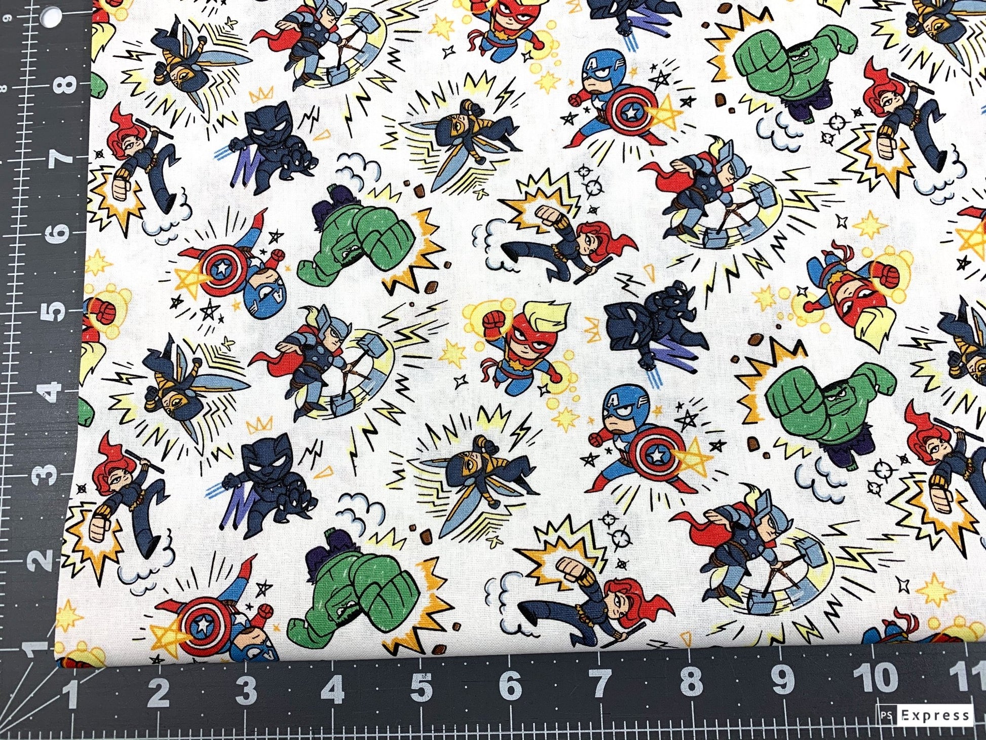 Marvel Avenger fabric 73234 Avenger Kapow - Mary Jo Fabrics