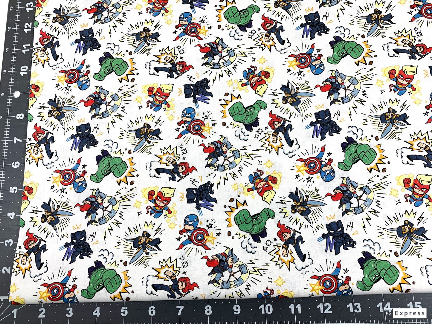 Marvel Avenger fabric 73234 Avenger Kapow - Mary Jo Fabrics