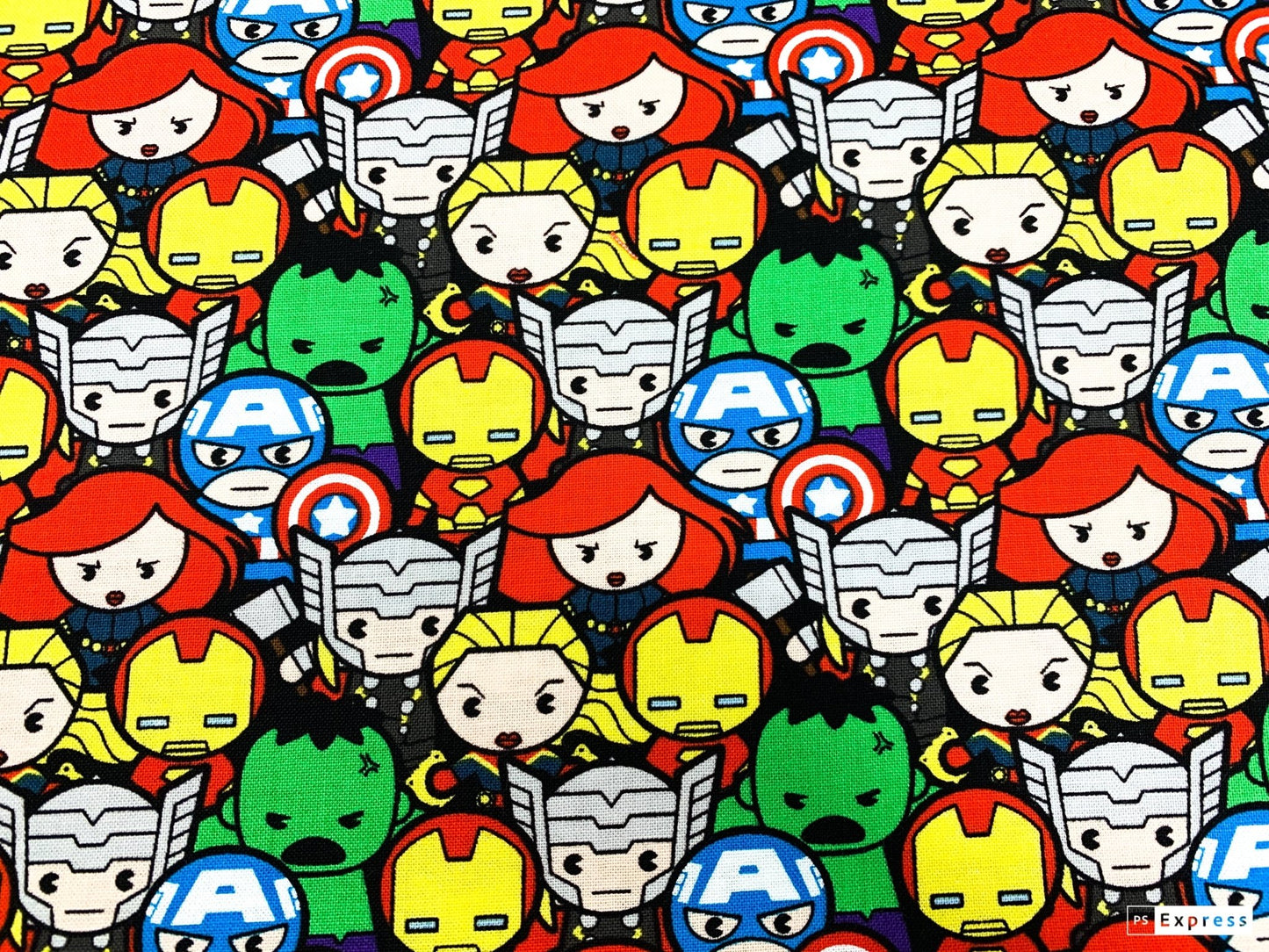 Marvel Avenger fabric Kawaii Marvel Avengers cotton fabric - Mary Jo Fabrics