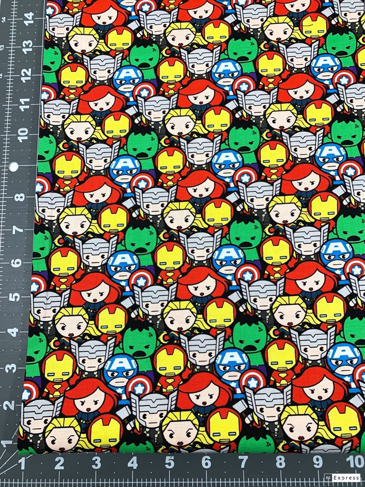 Marvel Avenger fabric Kawaii Marvel Avengers cotton fabric - Mary Jo Fabrics