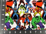 Marvel Avengers fabric Retro 77366 avengers cotton fabric - Mary Jo Fabrics