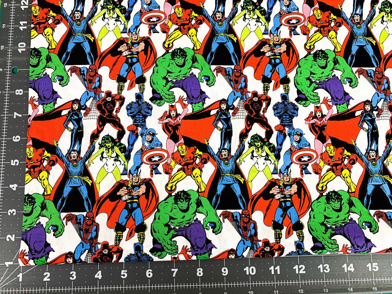 Marvel Avengers fabric Retro 77366 avengers cotton fabric - Mary Jo Fabrics