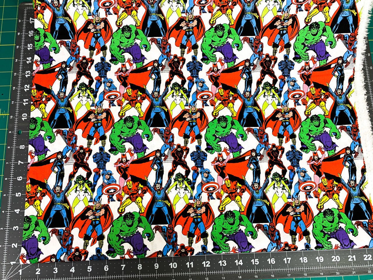 Marvel Avengers fabric Retro 77366 avengers cotton fabric - Mary Jo Fabrics