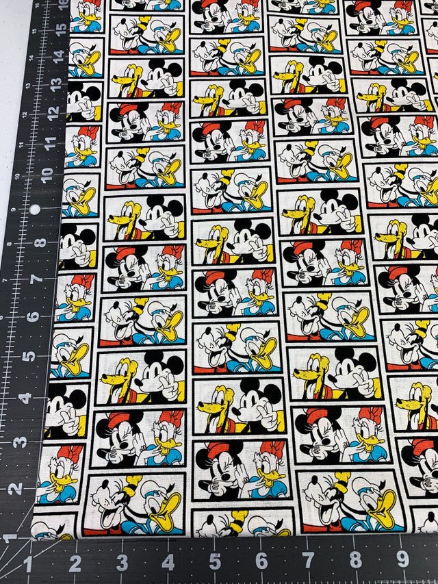 Mickey fabric 74456 Mickey with Friends cotton fabric - Mary Jo Fabrics