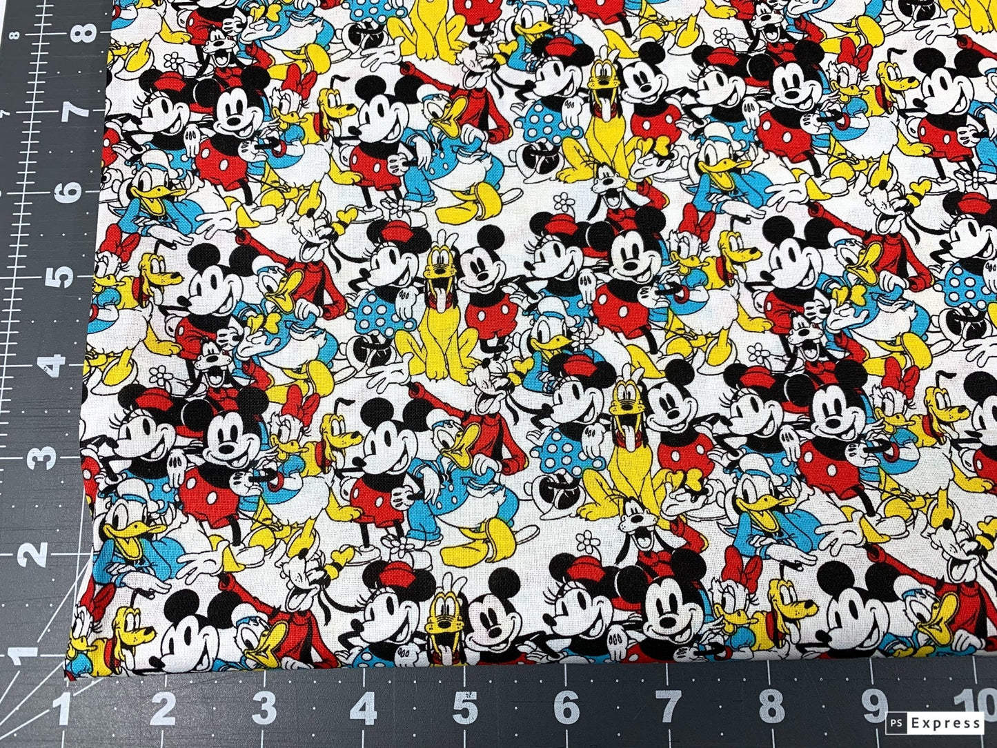 Mickey & Friends fabric Sensational Snapshot - Mary Jo Fabrics