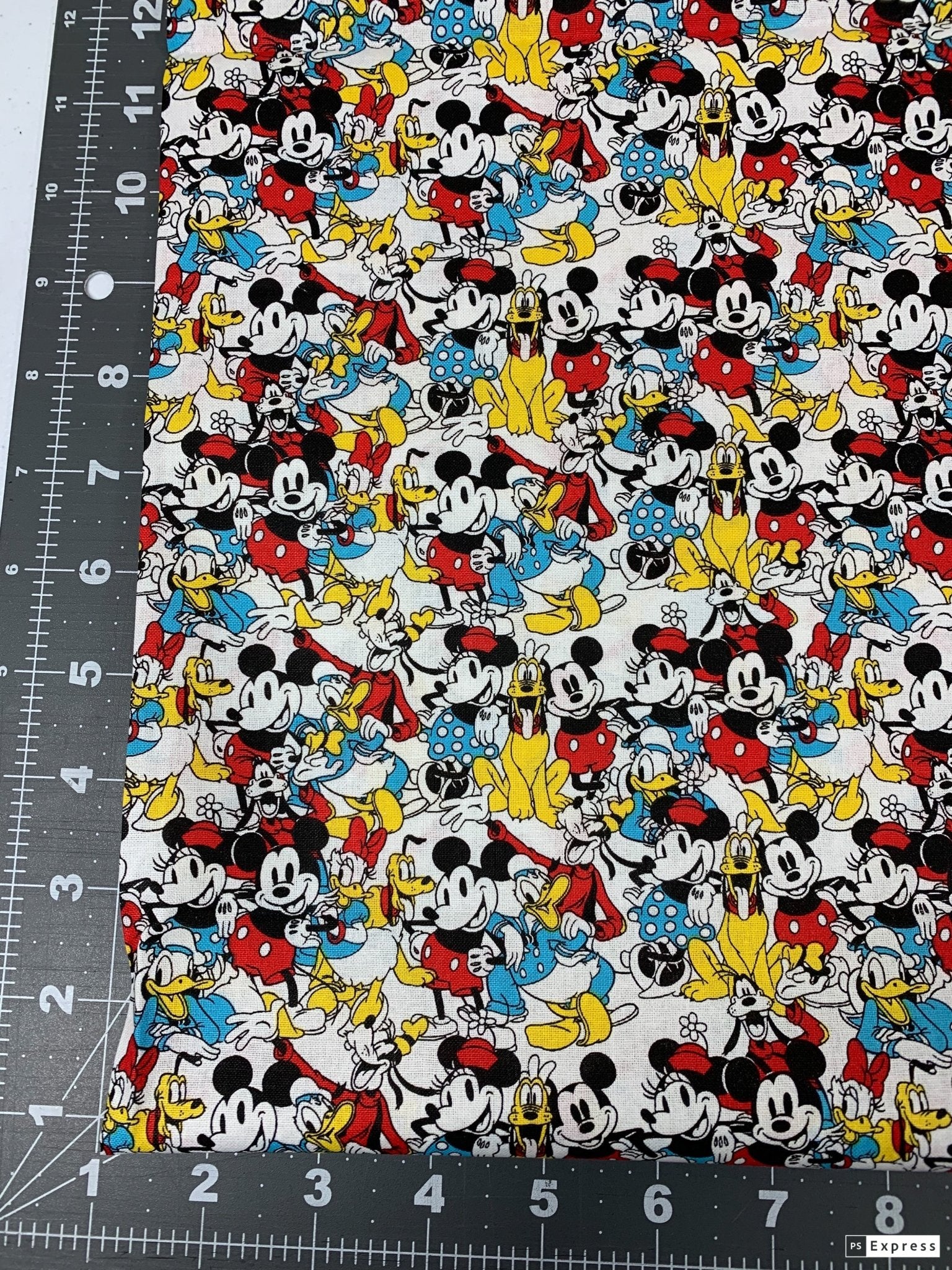 Mickey & Friends fabric Sensational Snapshot - Mary Jo Fabrics