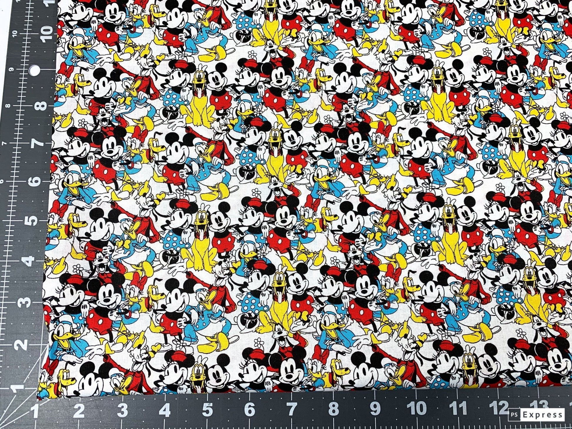 Mickey & Friends fabric Sensational Snapshot - Mary Jo Fabrics