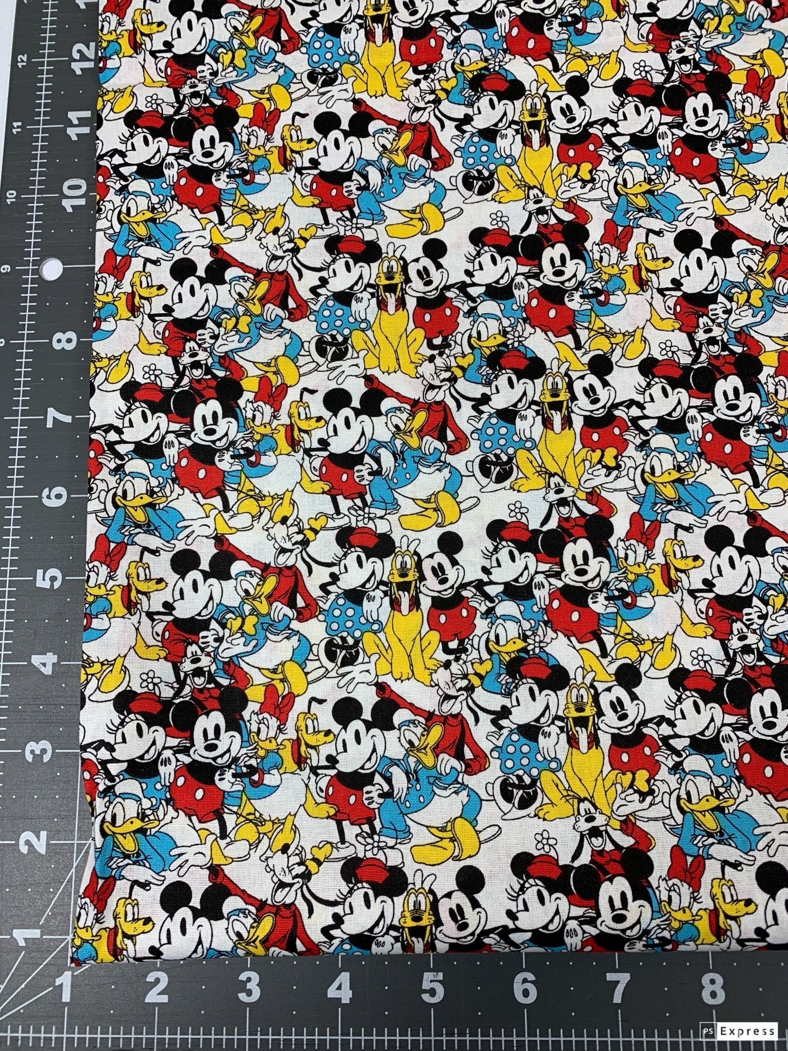 Mickey & Friends fabric Sensational Snapshot - Mary Jo Fabrics