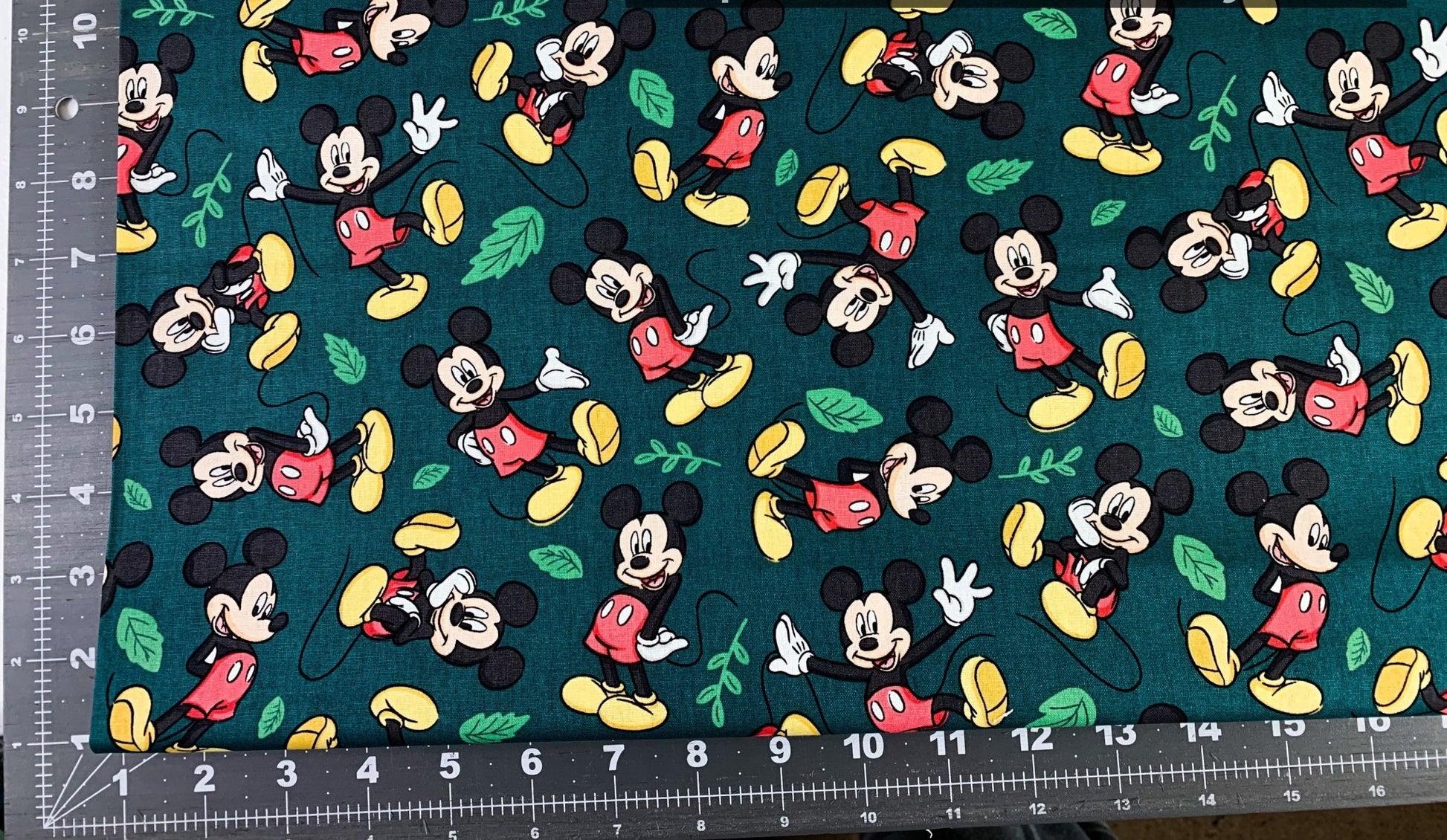 Mickey Mouse fabric 72153 Cartoon fabric Disney fabric Mickey fabric - Mary Jo Fabrics