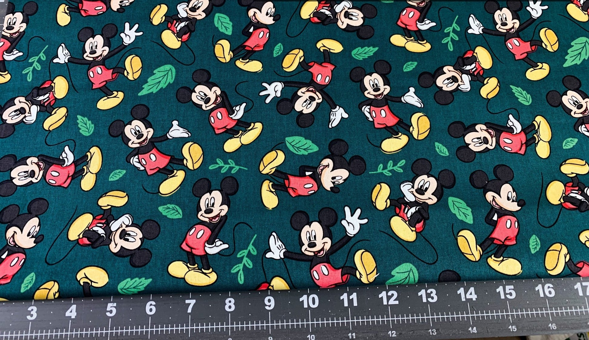 Mickey Mouse fabric 72153 Cartoon fabric Disney fabric Mickey fabric - Mary Jo Fabrics