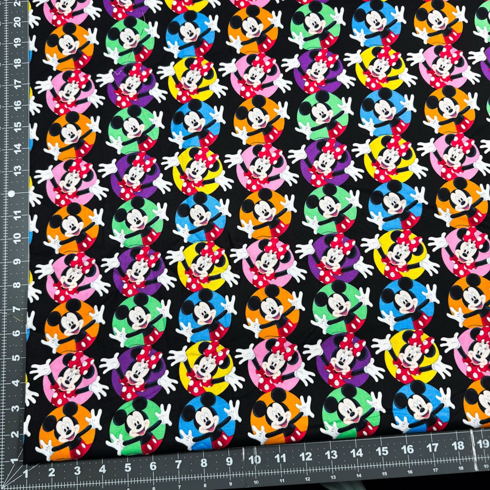 Mickey Mouse Fabric 80467 Disney Mickey and Minnie - Mary Jo Fabrics