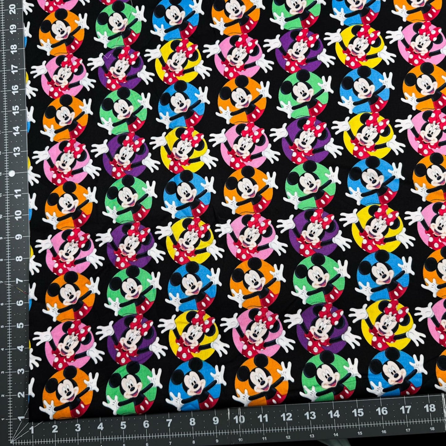 Mickey Mouse Fabric 80467 Disney Mickey and Minnie - Mary Jo Fabrics