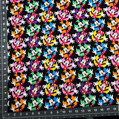 Mickey Mouse Fabric 80467 Disney Mickey and Minnie - Mary Jo Fabrics