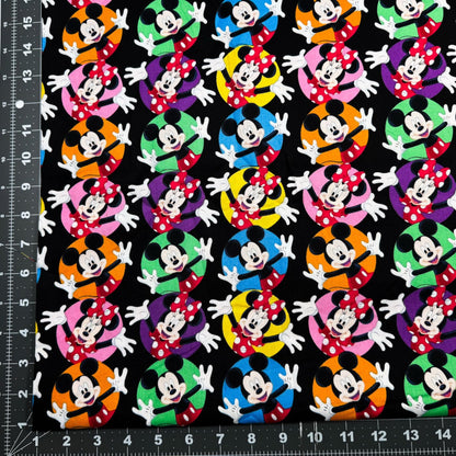 Mickey Mouse Fabric 80467 Disney Mickey and Minnie - Mary Jo Fabrics