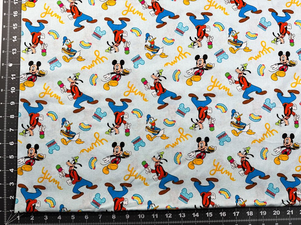 Mickey Mouse Goofy fabric 74457 Disney cotton fabric - Mary Jo Fabrics