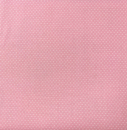 Micro White Polka Dot Fabric 20707 Light Pink - Mary Jo Fabrics