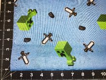 Minecraft cotton fabric Creeper fabric - Mary Jo Fabrics