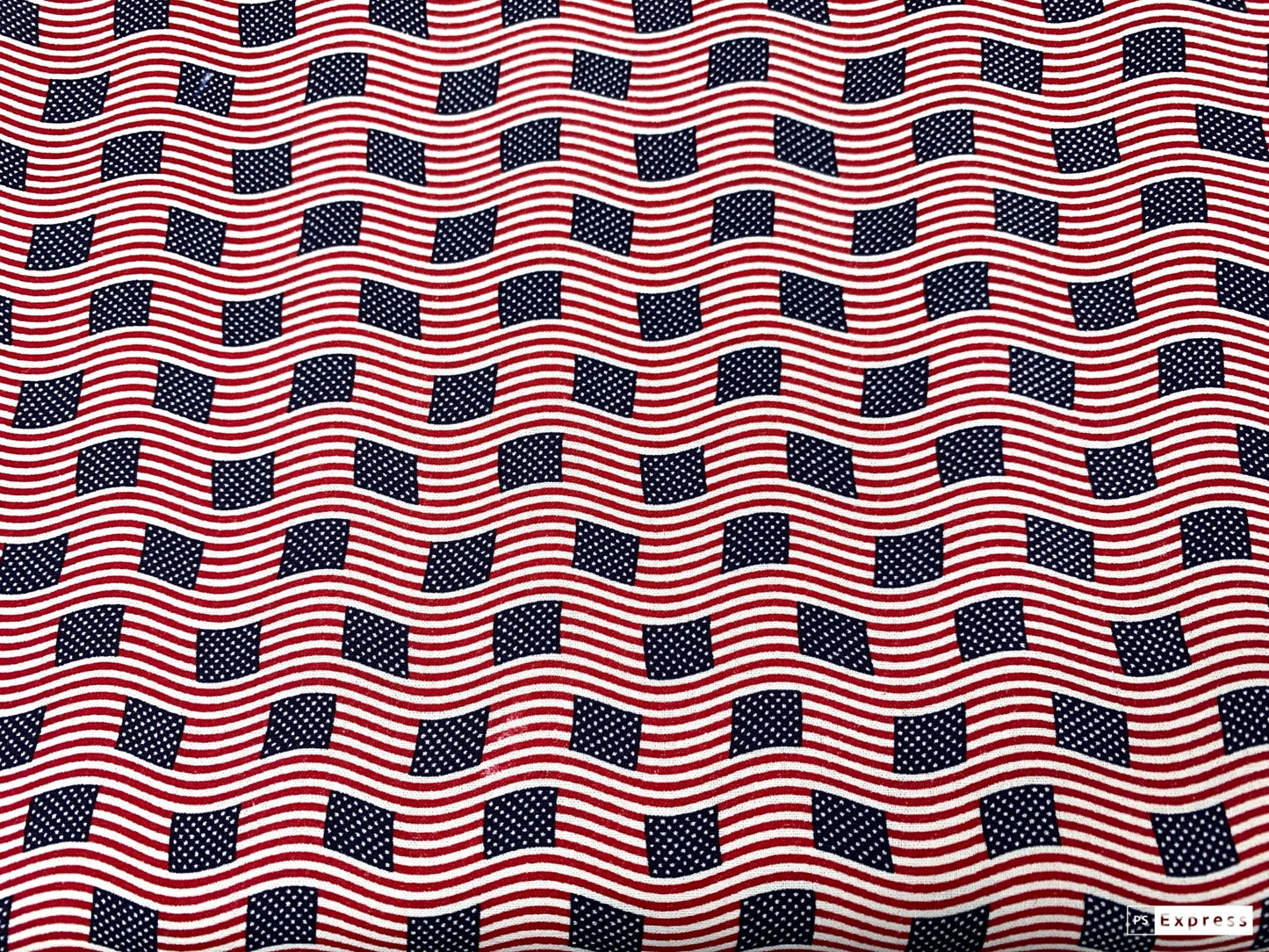 Mini American flag fabric USA fabric Patriotic fabric - Mary Jo Fabrics