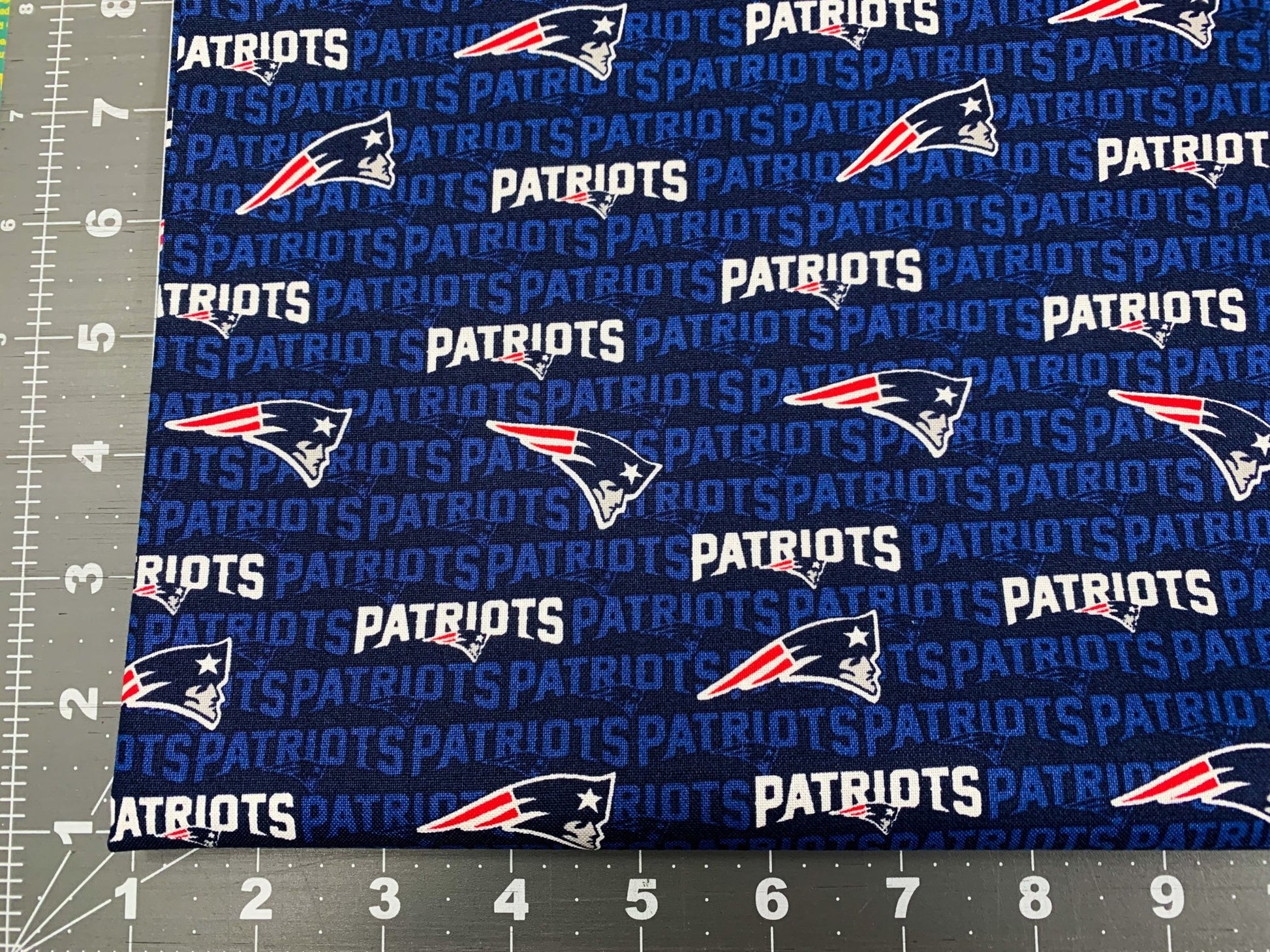 Mini New England Patriots fabric NFL fabric 14500 - D Mini Patriots fabric - Mary Jo Fabrics