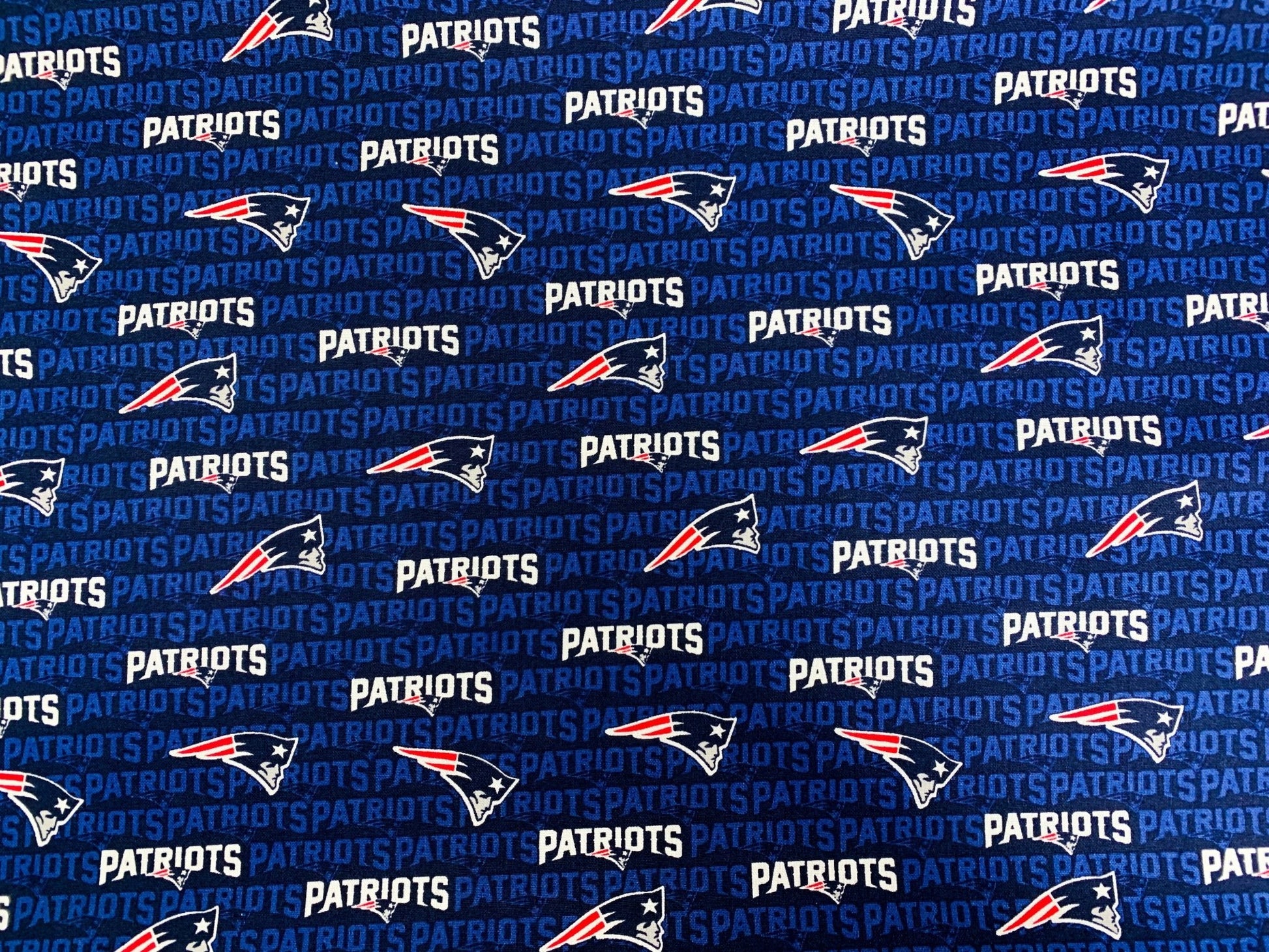 Mini New England Patriots fabric NFL fabric 14500 - D Mini Patriots fabric - Mary Jo Fabrics