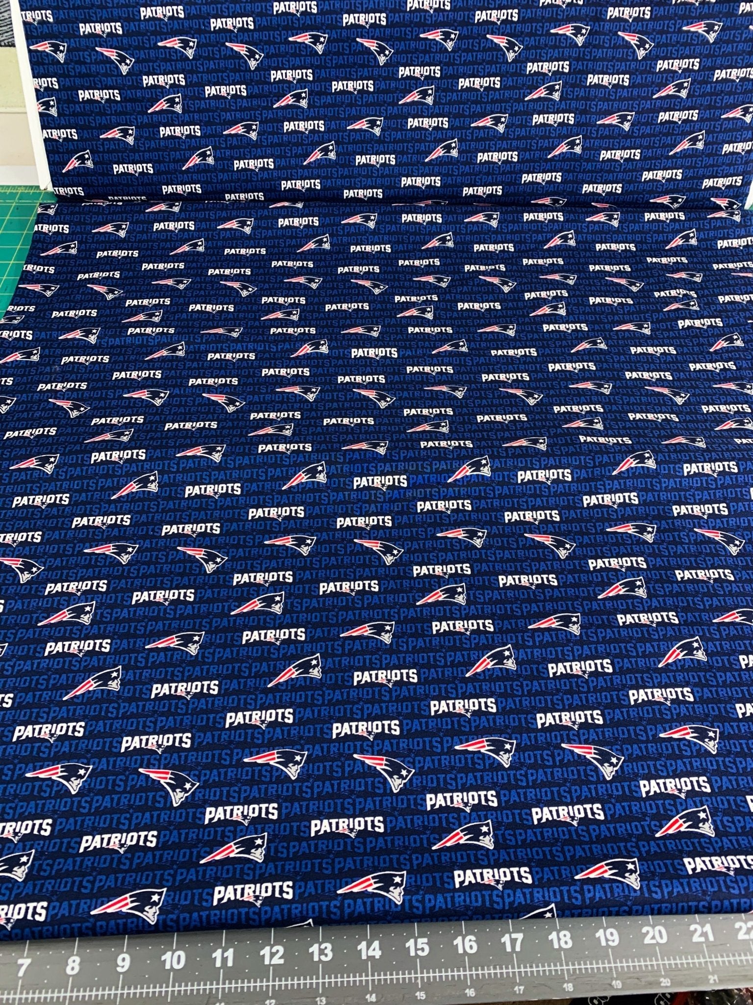 Mini New England Patriots fabric NFL fabric 14500 - D Mini Patriots fabric - Mary Jo Fabrics