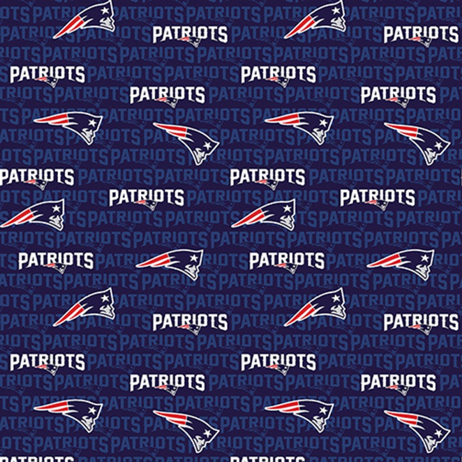 Mini New England Patriots fabric NFL fabric 14500 - D Mini Patriots fabric - Mary Jo Fabrics