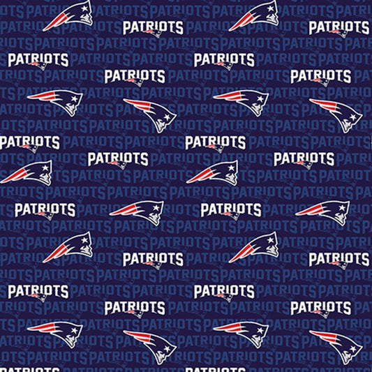 Mini New England Patriots fabric NFL fabric 14500 - D Mini Patriots fabric - Mary Jo Fabrics