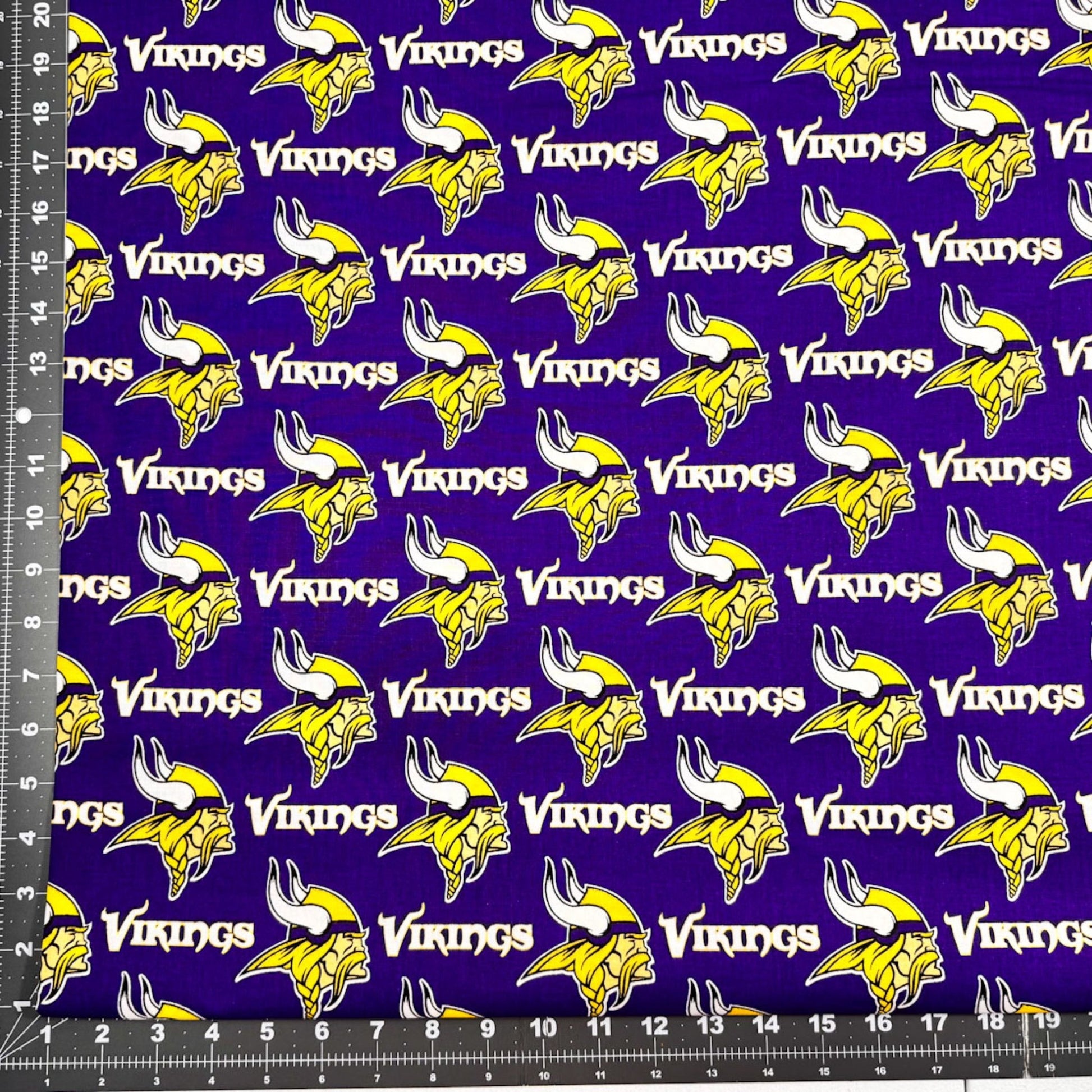 Minnesota Vikings Fabric 6456D NFL Cotton Fabric - Mary Jo Fabrics