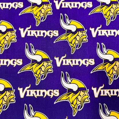 Minnesota Vikings Fabric 6456D NFL Cotton Fabric - Mary Jo Fabrics