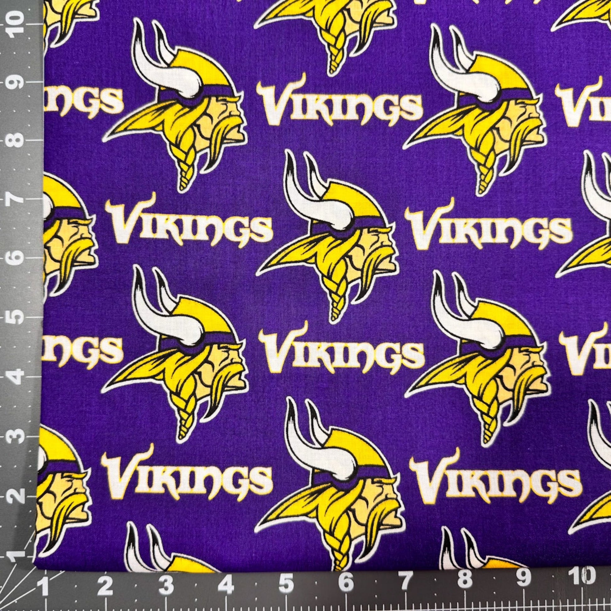 Minnesota Vikings Fabric 6456D NFL Cotton Fabric - Mary Jo Fabrics