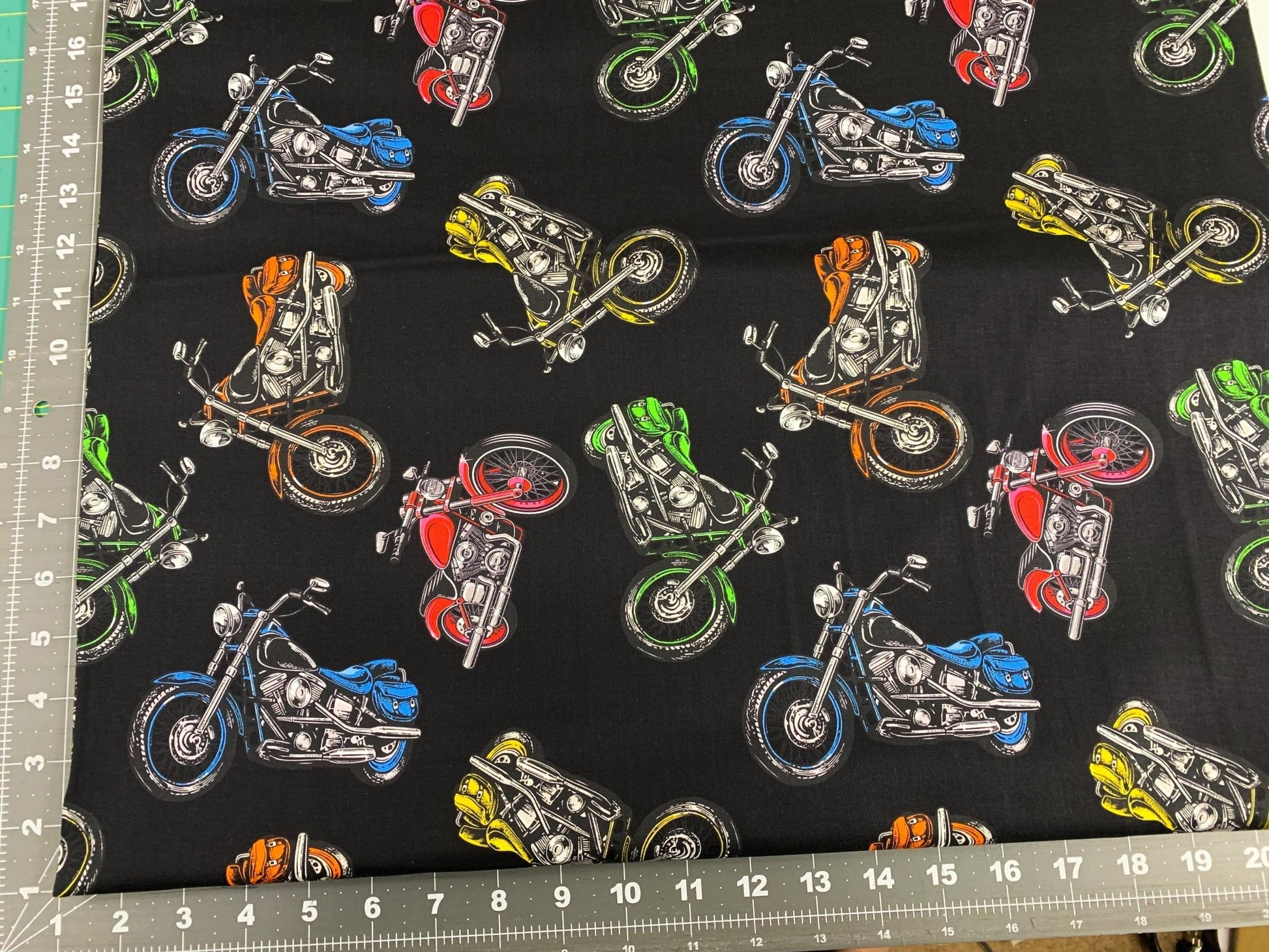 Motorcycle Cotton fabric 3986 Coast to Coast - Mary Jo Fabrics