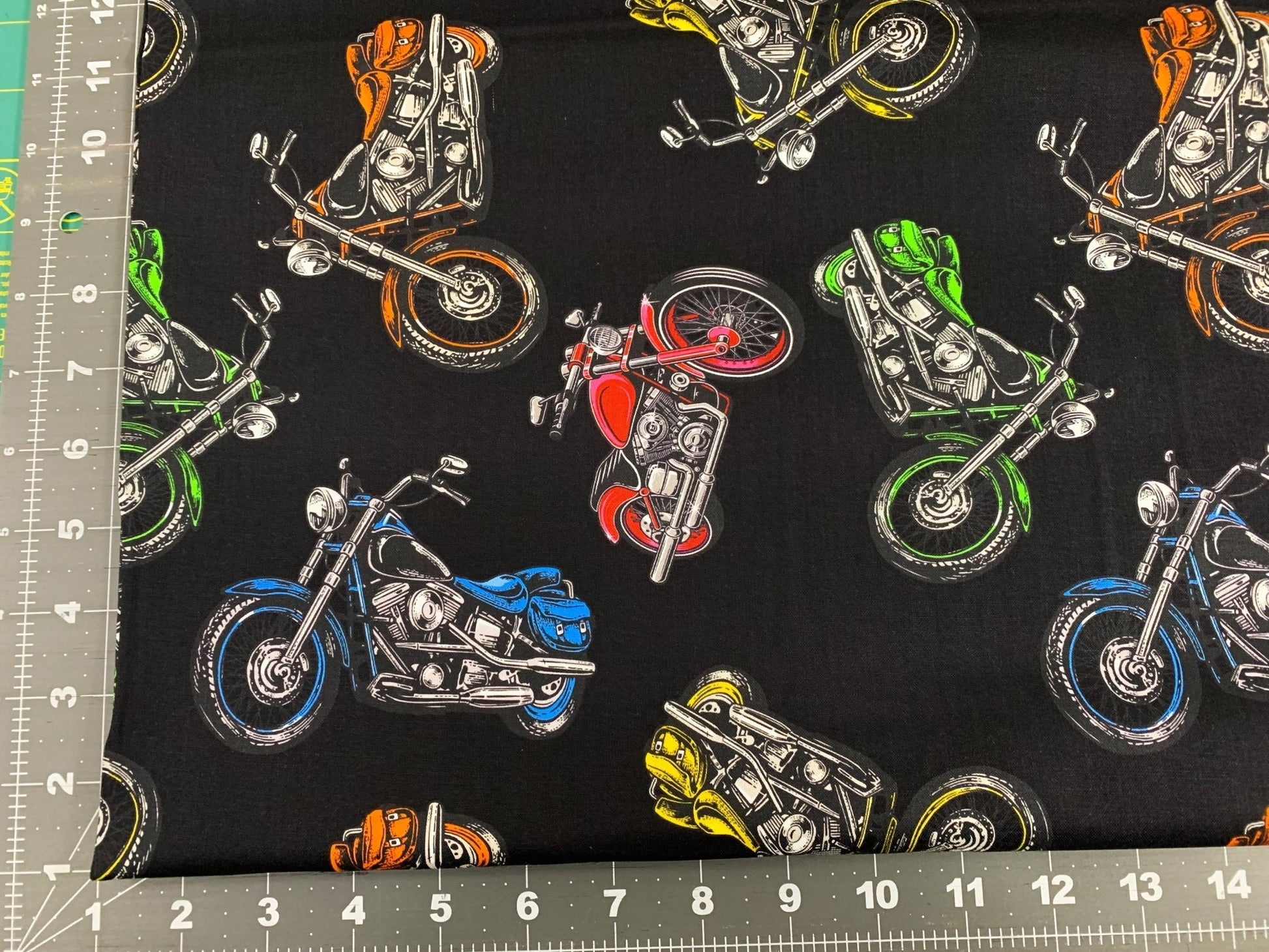 Motorcycle Cotton fabric 3986 Coast to Coast - Mary Jo Fabrics