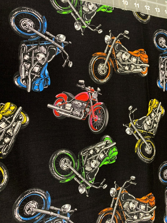 Motorcycle Cotton fabric 3986 Coast to Coast - Mary Jo Fabrics