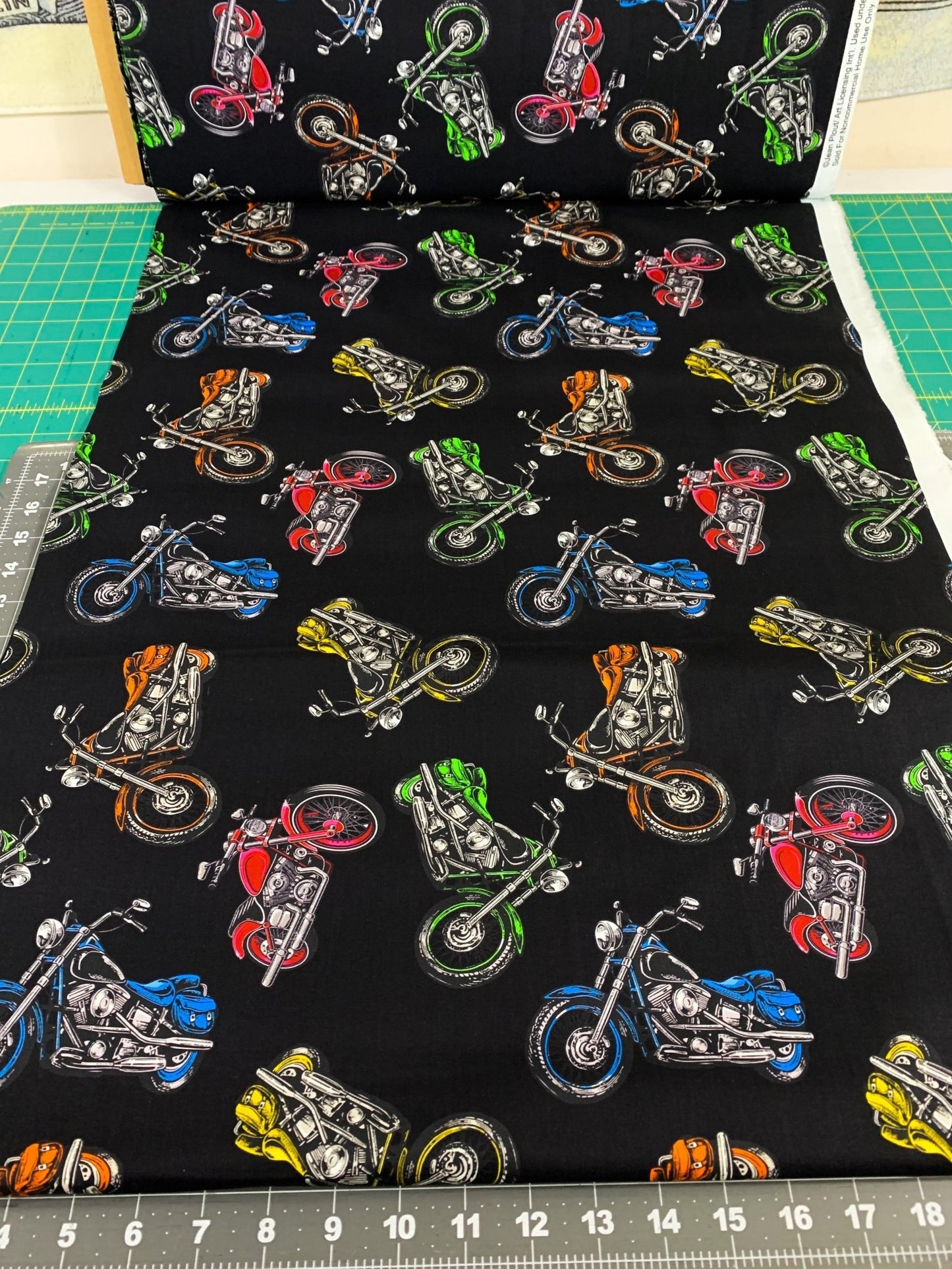 Motorcycle Cotton fabric 3986 Coast to Coast - Mary Jo Fabrics