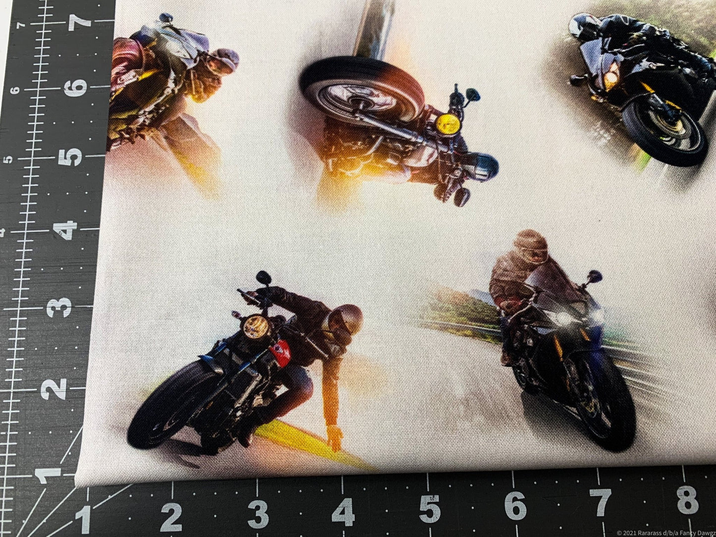 Motorcycle fabric 630 Motorbikes - Mary Jo Fabrics