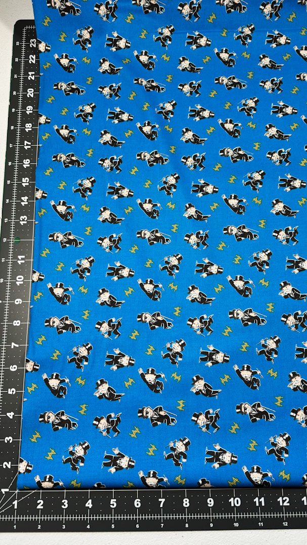 Mr Monopoly fabric Hasbro fabric - Mary Jo Fabrics