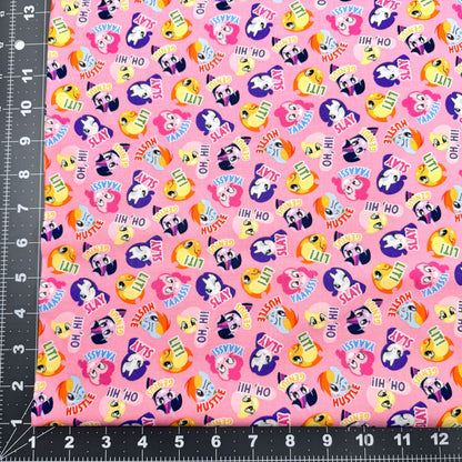 My Little Pony fabric Slay Rainbow Dash Pinkie Pie Cotton Fabric - Mary Jo Fabrics