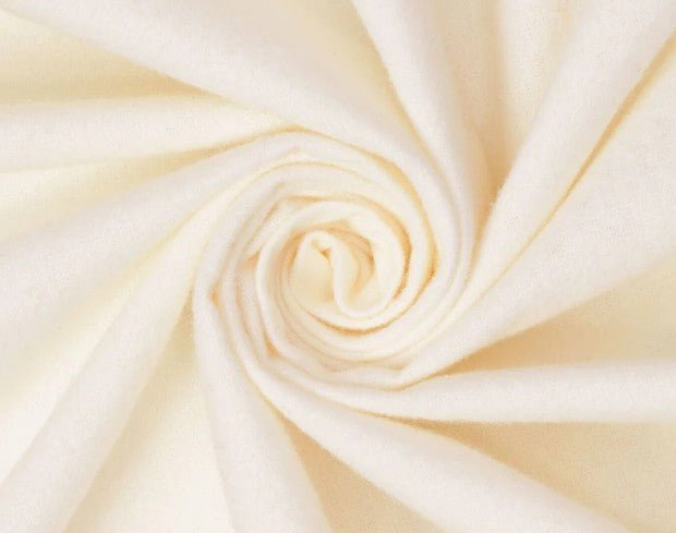 Natural FLANNEL 158 - 099 Solid Natural Rag Quilt Flannel - Mary Jo Fabrics