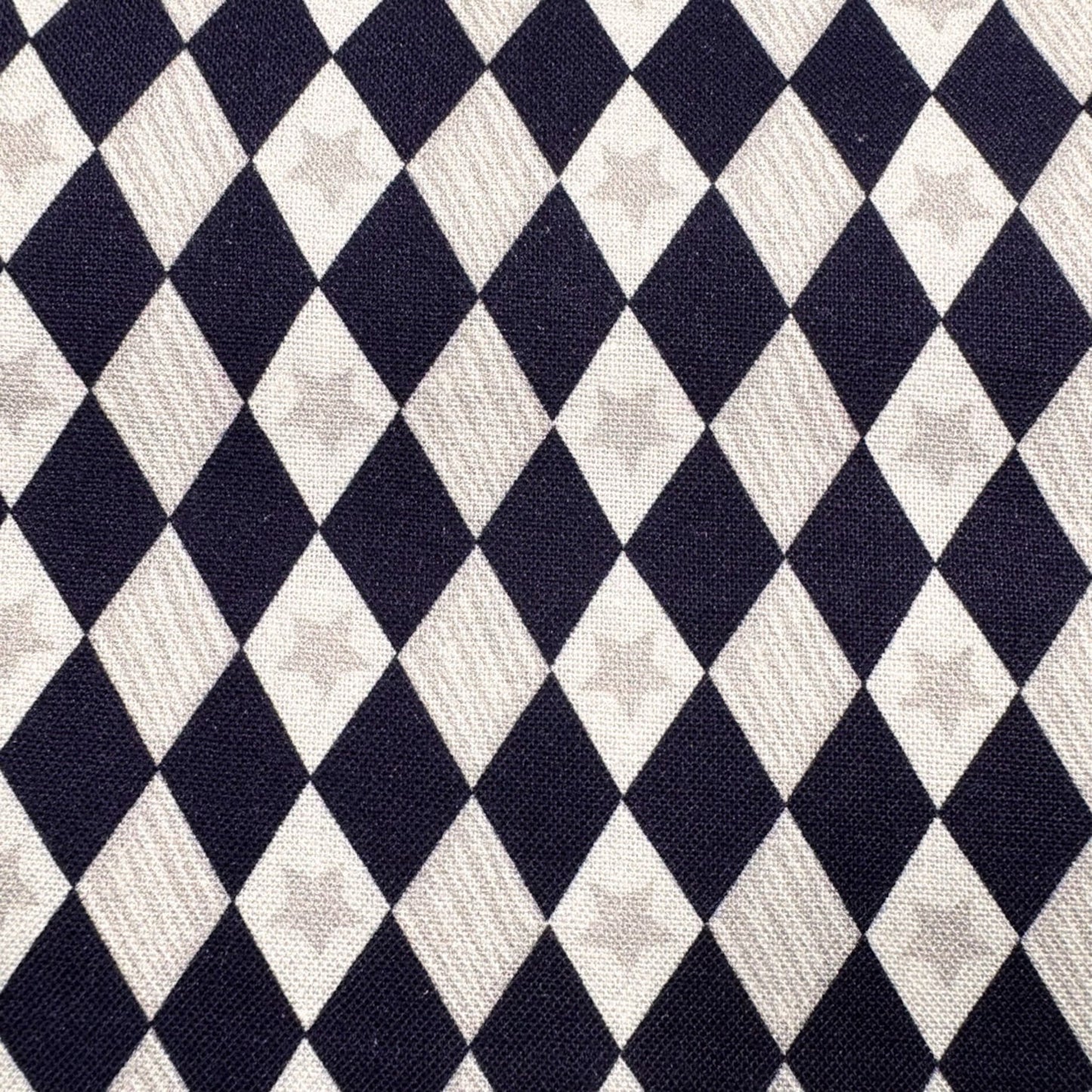 Navy Blue diamond fabric 29180306 Silver Star - Mary Jo Fabrics