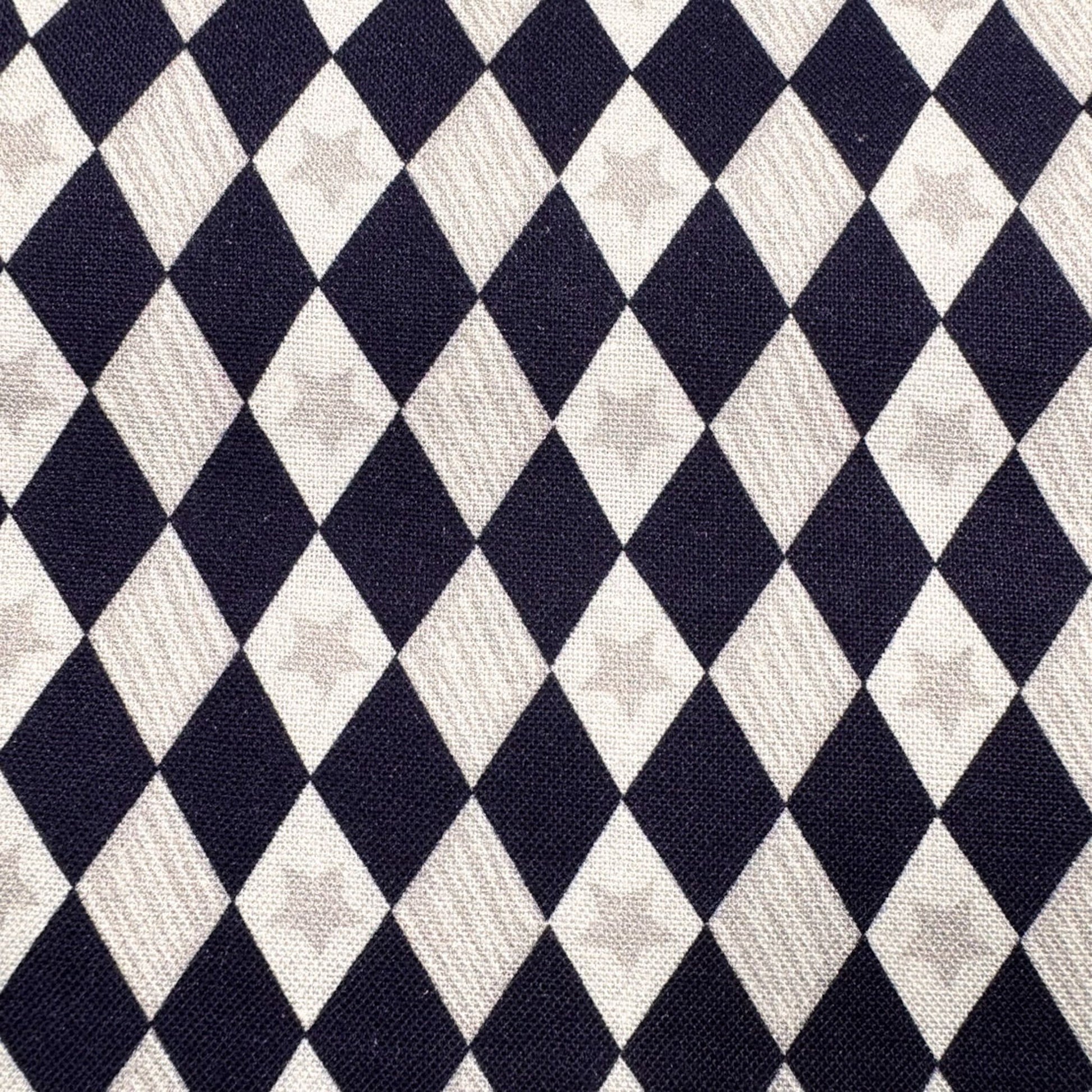 Navy Blue diamond fabric 29180306 Silver Star - Mary Jo Fabrics