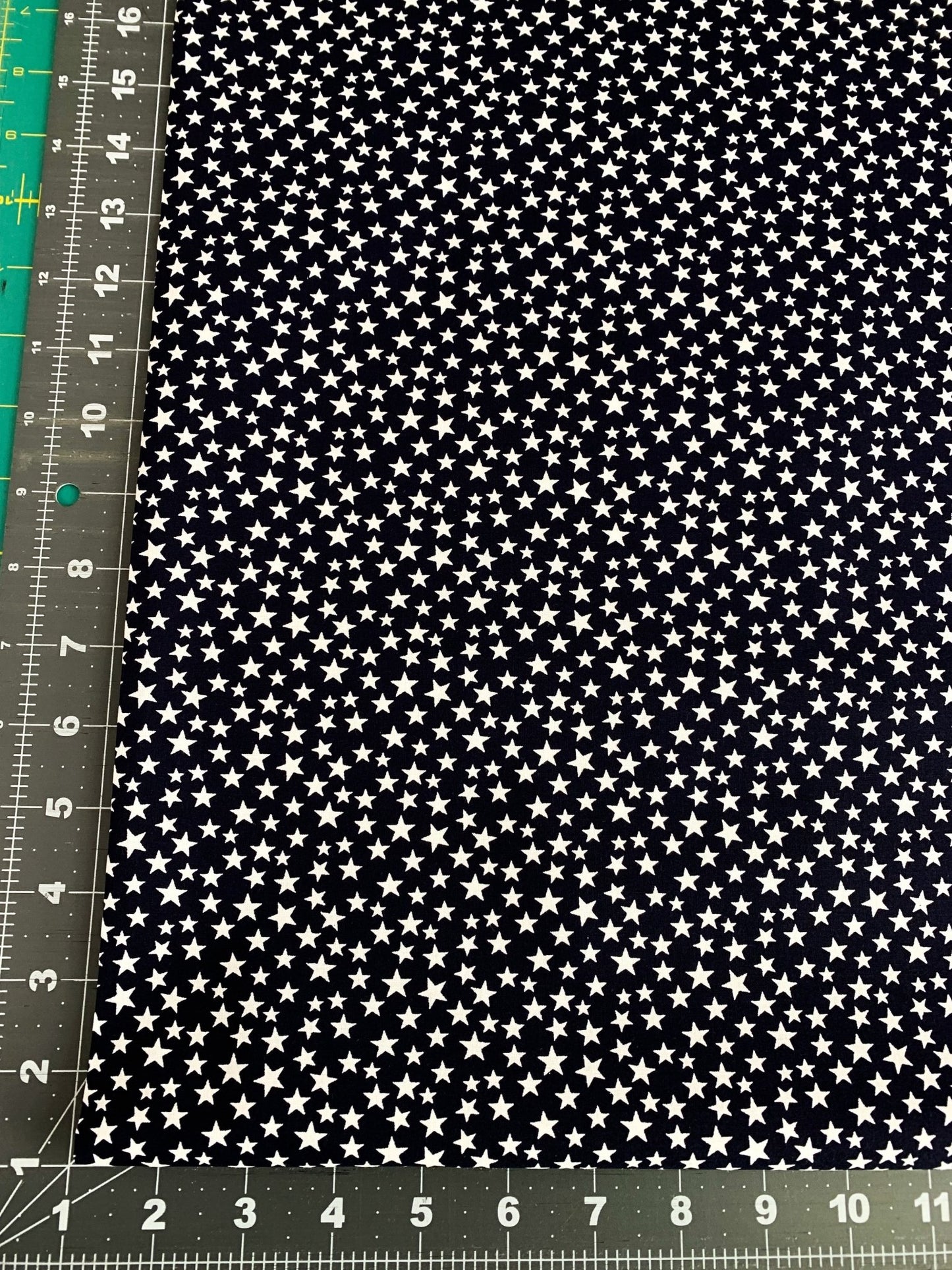 Navy Blue White Star USA fabric 48488 Made in the USA - Mary Jo Fabrics