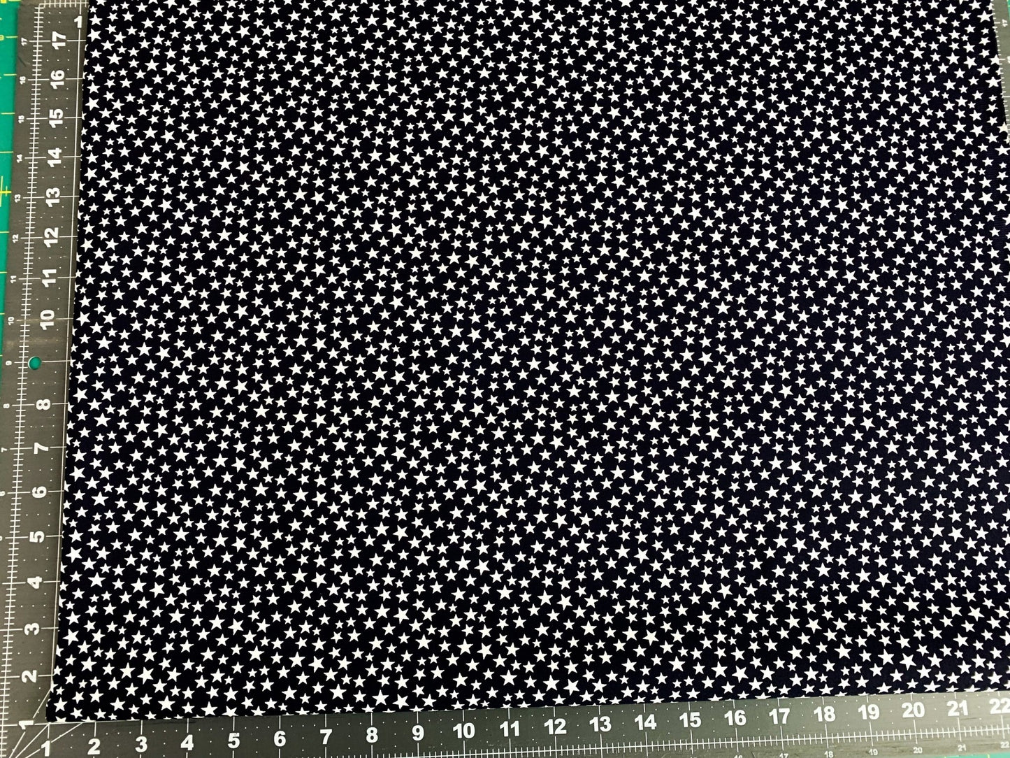 Navy Blue White Star USA fabric 48488 Made in the USA - Mary Jo Fabrics