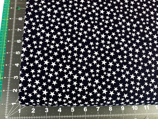 Navy Blue White Star USA fabric 48488 Made in the USA - Mary Jo Fabrics