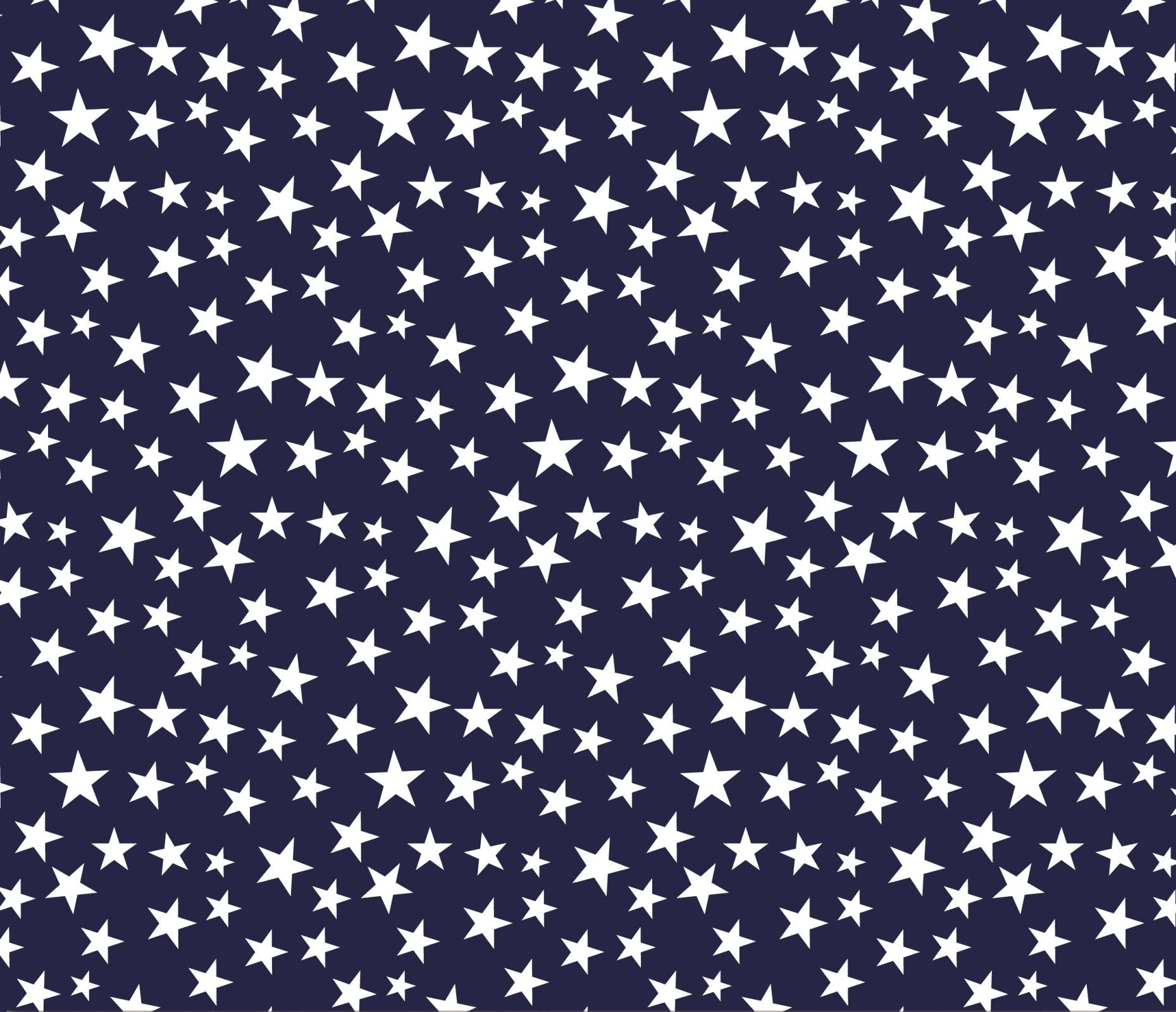 Navy Blue White Star USA fabric DX-9264 Ditsy Star patriotic - Mary Jo Fabrics