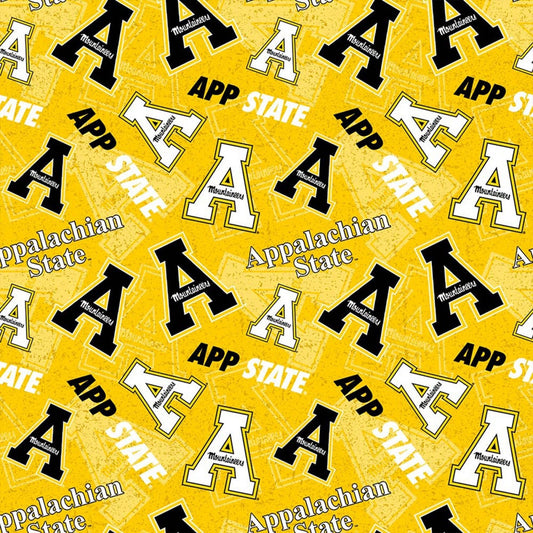 NCAA Appalachian State Fabric 1178 Mountaineers Fabric - Mary Jo Fabrics